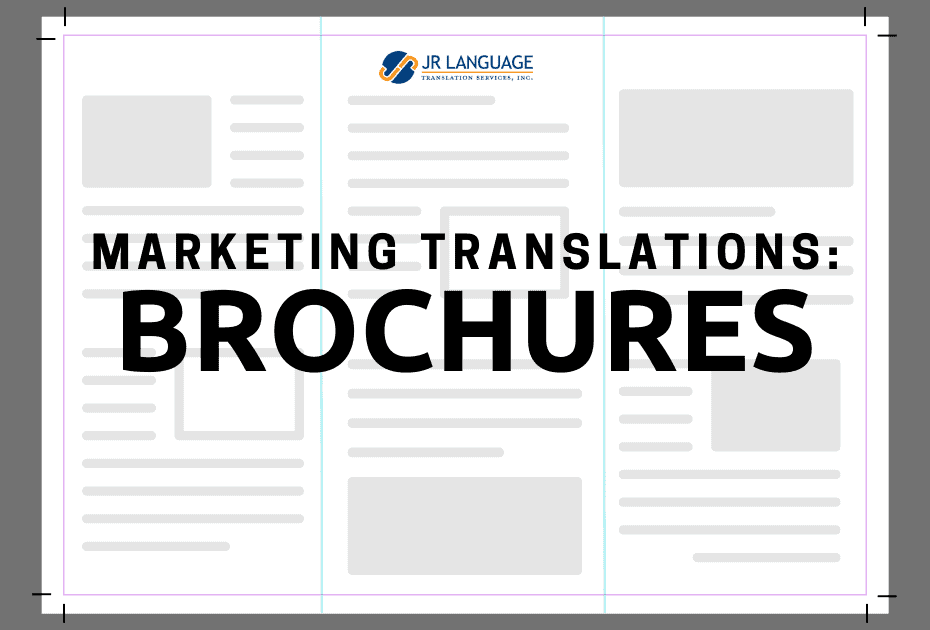 advertising translation - brochures