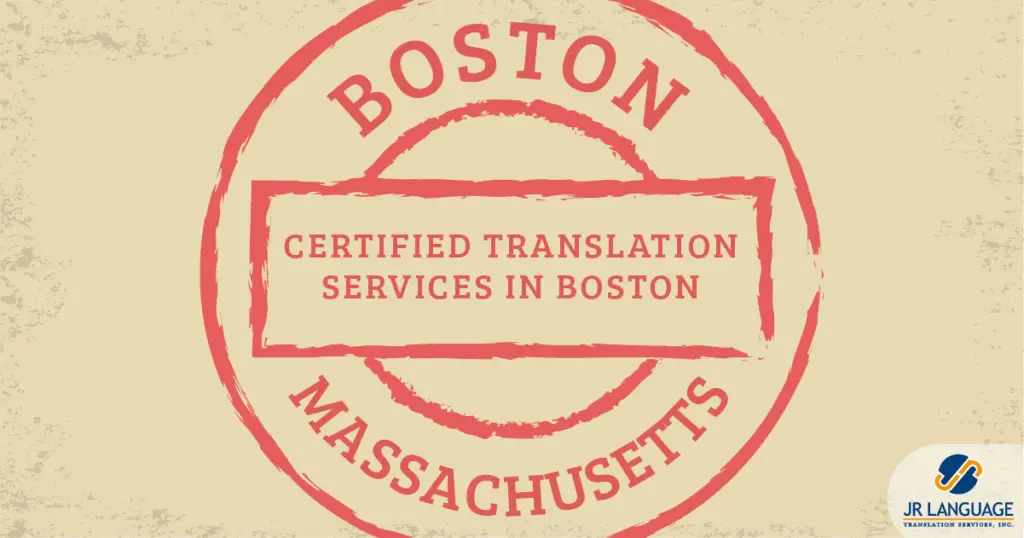 certified translation in boston